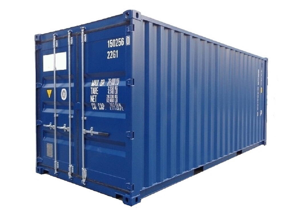 20' lukkede container